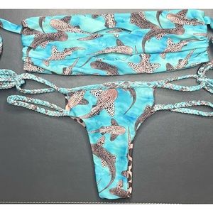 Moana Bikini Whale Shark Print - Never Worn